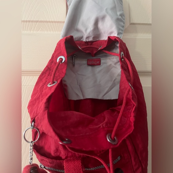 Kipling Small Red Backpack - Picture 4 of 6